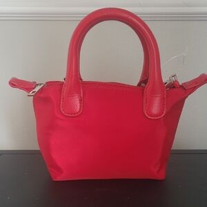 Red Top-Handle Women's Crossbody Handbag